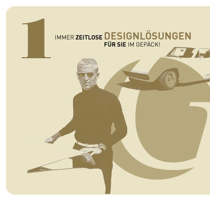 Immer zeitlose Designlösungen für Sie im Gepäck!